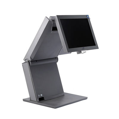 OEM Service 400cd/m2 All In One POS System With Printer Scanner Card Reader