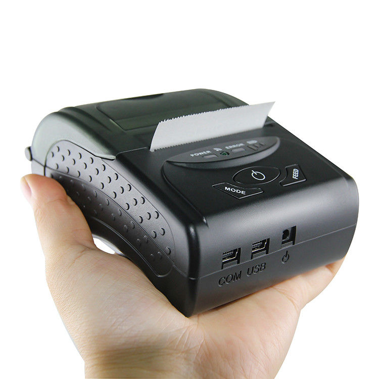 Black ESC TSPL Command POS Receipt Printer 12x24 Bluetooth With USB Charge